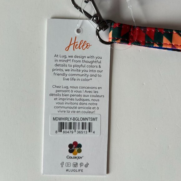 Lug Guild Collection Whirly RFID Wallet - Bargello Mountains Multi - Picture 9 of 10